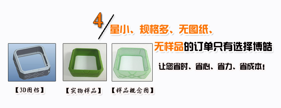 量小、規格多、無圖紙、無樣品的訂單只有選擇博皓。