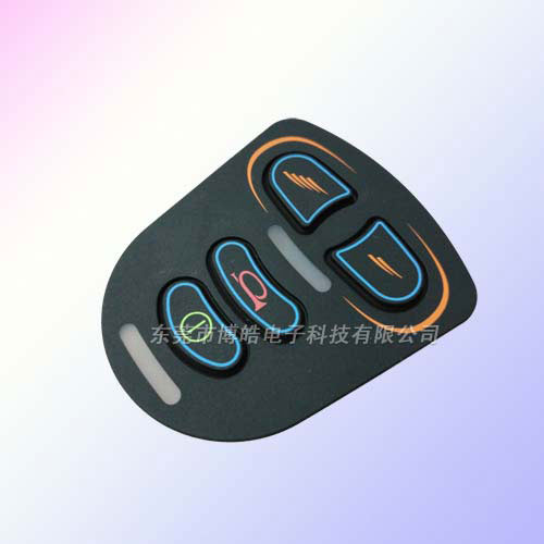 多色絲印工藝硅膠按鍵