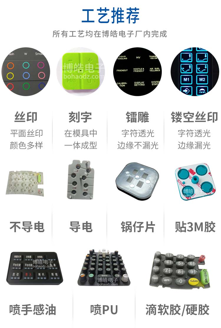 黑粒導電硅膠按鍵