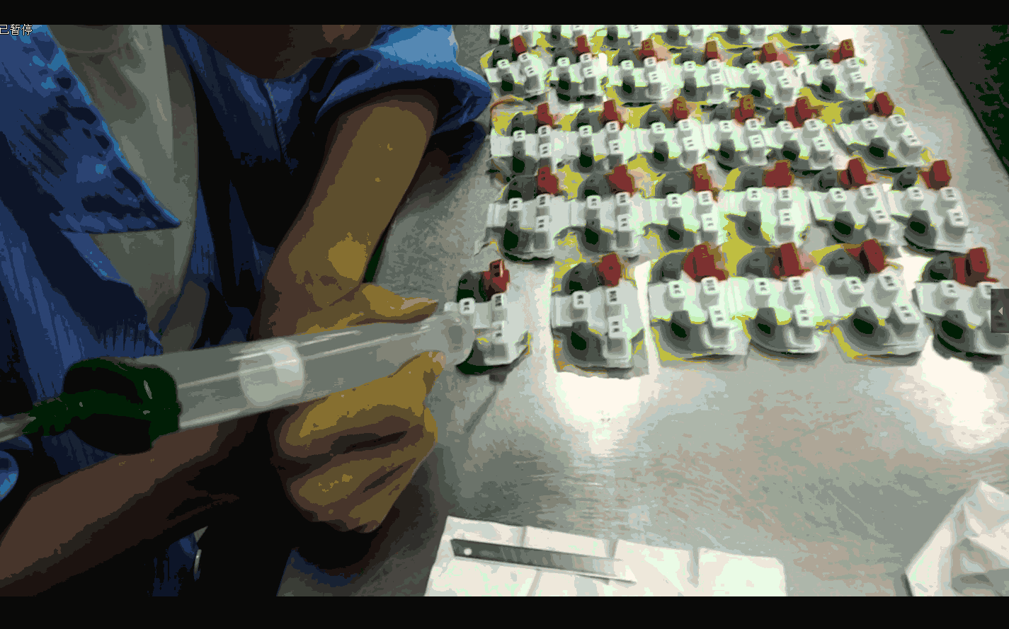 博皓電子硅膠滴膠工藝流程視頻 手工滴膠