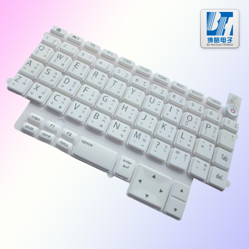 純白學習機P+R按鍵 優(yōu)質塑膠和硅膠完美組裝