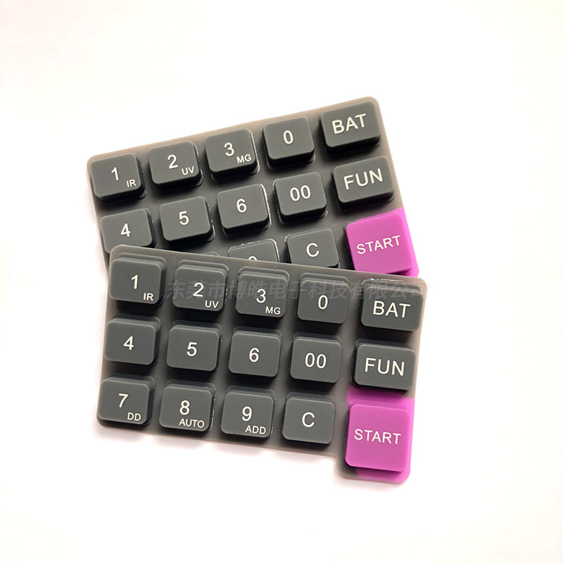 通用機械專用硅膠按鍵