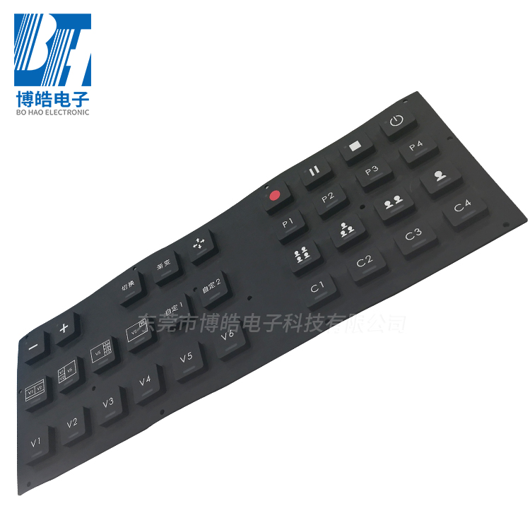 一家提供量身定制醫療硅膠鍵盤按鍵的工廠